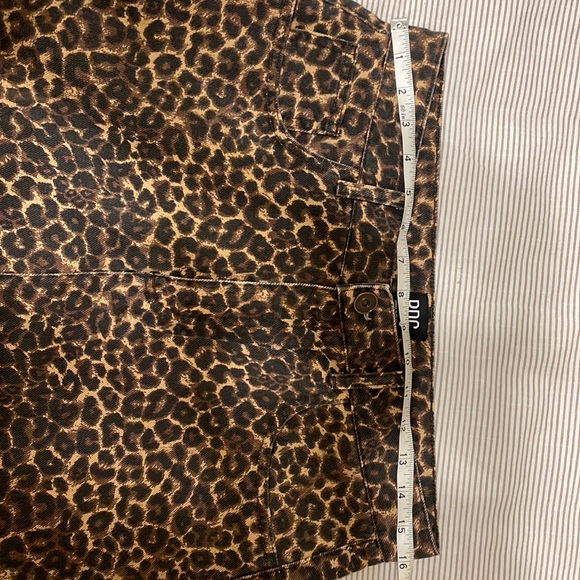Leopard Denim Skirt - Picture 8 of 10
